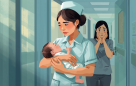 Ilustrasi suasana ruang bayi di rumah sakit terkait insiden bayi nyaris tertukar di RSHS Bandung