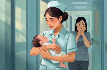 Ilustrasi suasana ruang bayi di rumah sakit terkait insiden bayi nyaris tertukar di RSHS Bandung