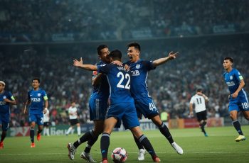 Pemain Persib Bandung merayakan gol saat imbang lawan Dewa United