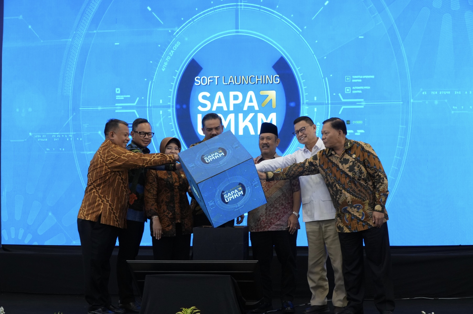 Peluncuran SAPA UMKM dan data jumlah UMKM Indonesia oleh BPS
