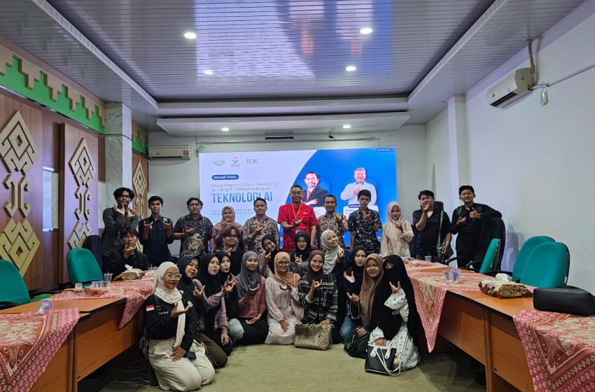  Dr. Razie Razak Jadi Narasumber Kuliah Tamu KPI UIN Raden Intan Lampung, Bahas Media Relations dan Komunikasi Krisis