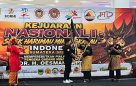 Pembukaan Kejurnas Silat Harimau Minangkabau I di Atrium PTC Mall Palembang yang diikuti sekitar 100 pesilat dari 16 provinsi.